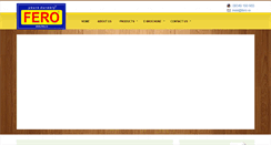 Desktop Screenshot of fero.in