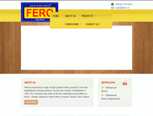 Tablet Screenshot of fero.in